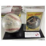 Brooks Robinson Autographed Baseball &