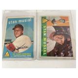 1959 & 1960 Stan Musial Cards