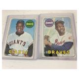 1969 Hank Aaron & Willie Mays