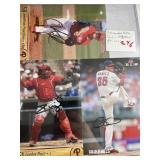 3 Autographed Phillies Cards &