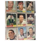 325+ 1961 Topps Baseball Cards