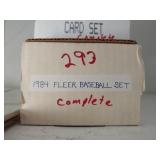 1984 Fleer Baseball Complete Set