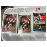 3- 1992 Football Topps