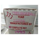 1984 Baseball Topps Complete Set