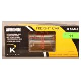 K-Line Aluminum Anheuser-Busch O Gauge Tank Car.