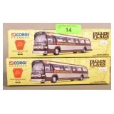 Two Corgi Prr Diecast Buses