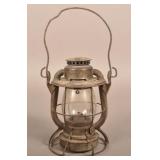 Embossed "L.V.R.R" Railroad Lantern