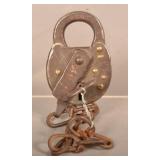 Lanc. Co. R.D.G Stamped Railroad Lock With Key