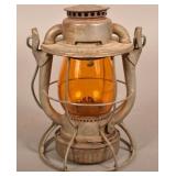 N.Y.C.S Amber Shade Railroad Lantern