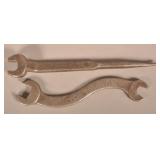 Reading And P.R.R Stamped Railroad Wrenches