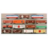 16 Various H.O Scale Freight Cars