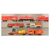 7 American Flyer Train Cars