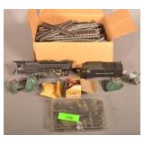 American Flyer Parts Engine With Assorted Track