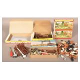 5 Plasticville O/S Scale Building Kit Parts