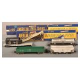 4 American Flyer Freight Cars