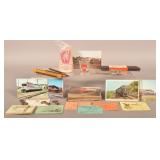 Grouping Of Railroad Advertising Items