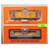 Lionel Caboose With Silver Anniversary Freight Car