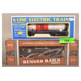 K-Line And Railking Freight Cars.