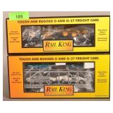 2 Rail King Freight Cars.