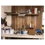 Contents of Shelf & Workbench.