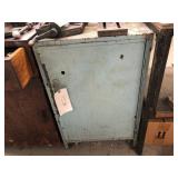 Assorted Collets & Lathe w/Steel Cabinet