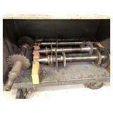 Assorted Keyway Cutters on Shafts