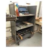Steel Industrial Service Cart w/Contents