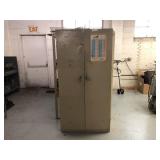 Double Door Steel Utility Cabinet/Contents