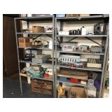 3 Utility Shelves w/Contents