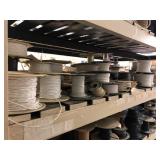 Assorted Partial Rolls of Gauge Wire-Shelf B