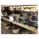Partial Rolls of various Gauge Wire-Shelf D