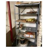 Steel Utility Shelf with Contents