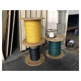 4 Partial Rolls of Assorted Wire