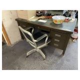 Metal Double Pedestal Desk