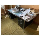 Large Metal Office Desk