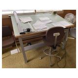 Drafting Table with Stool
