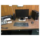 HP Computer with Monitor and Printer