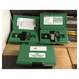 3 Greenlee Subminiature Panel Punches