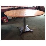 48" Diam.Table with Vintage Pedestal