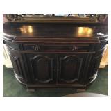 Impressive Vintage Carved and Decorated Sideboard