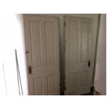2 Vintage Raised Paneled Doors