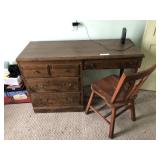 Contemporary  4 drawer Desk & Chair