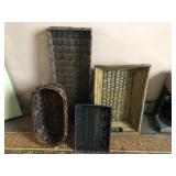 4 Miscellaneous Catering Baskets