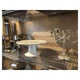 Chafing Dish, Candelabra, Pedestal Cake Plate