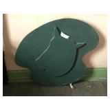 Wooden Sign with Horse Cut Out