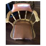 BTPx6 (Heavy Wooden Chairs/Upholstered Seat.