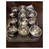 24 Vintage S. Steel Fruit/Ice Cream Cups
