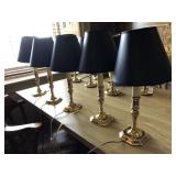 BTPx5 Brass Table Lamps