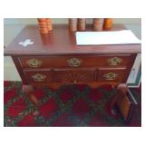 Cherry 5-Drawer Queen Anne Style Chest