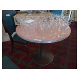 Vintage 32" Round Formica Top Table